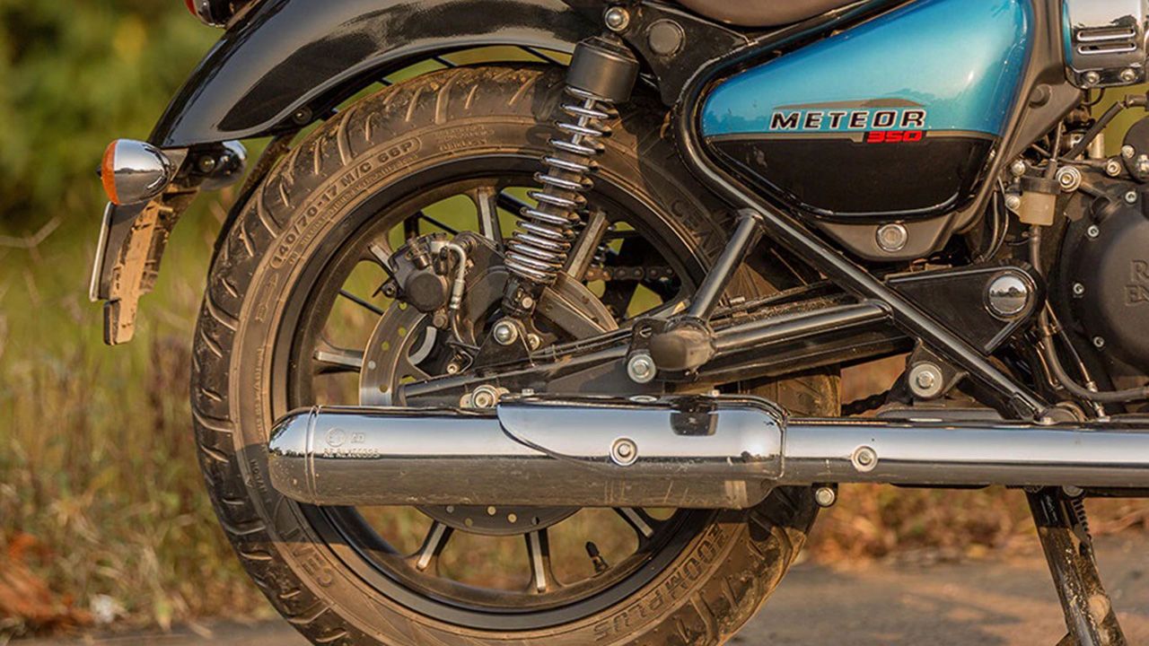 Royal Enfield Meteor 350 Exhaust View