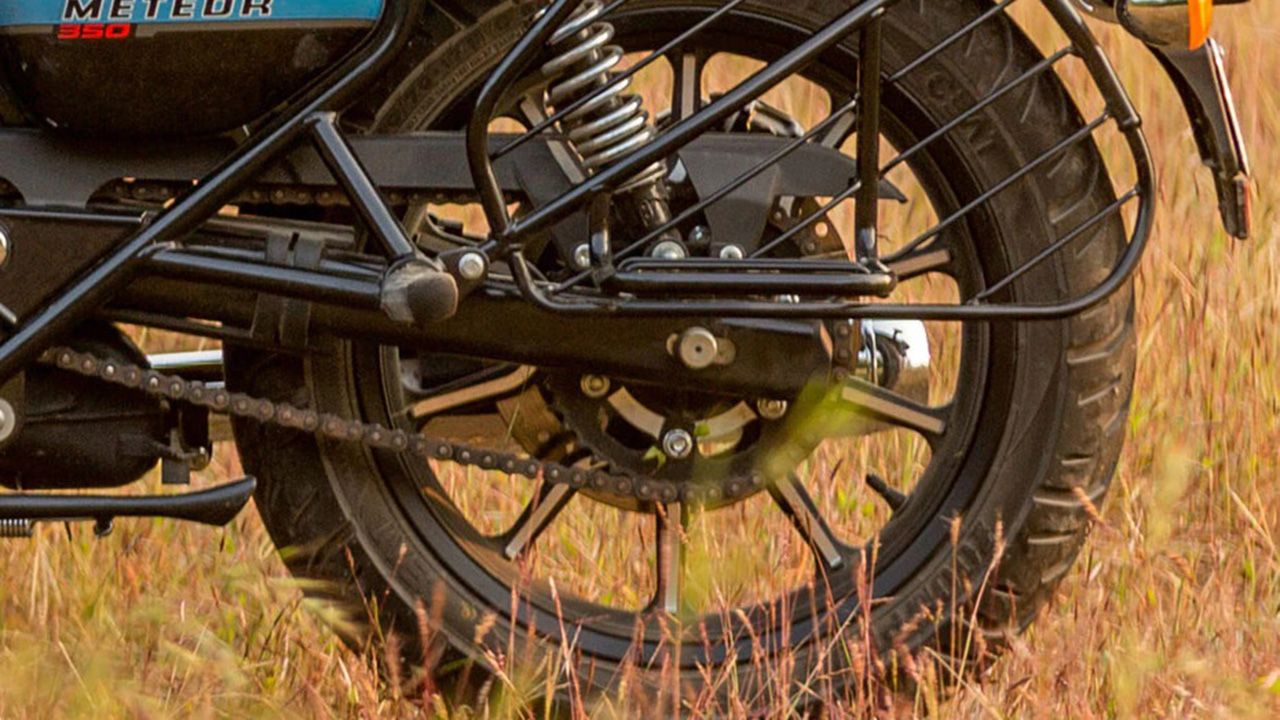 Royal Enfield Meteor 350 Rear Tyre View