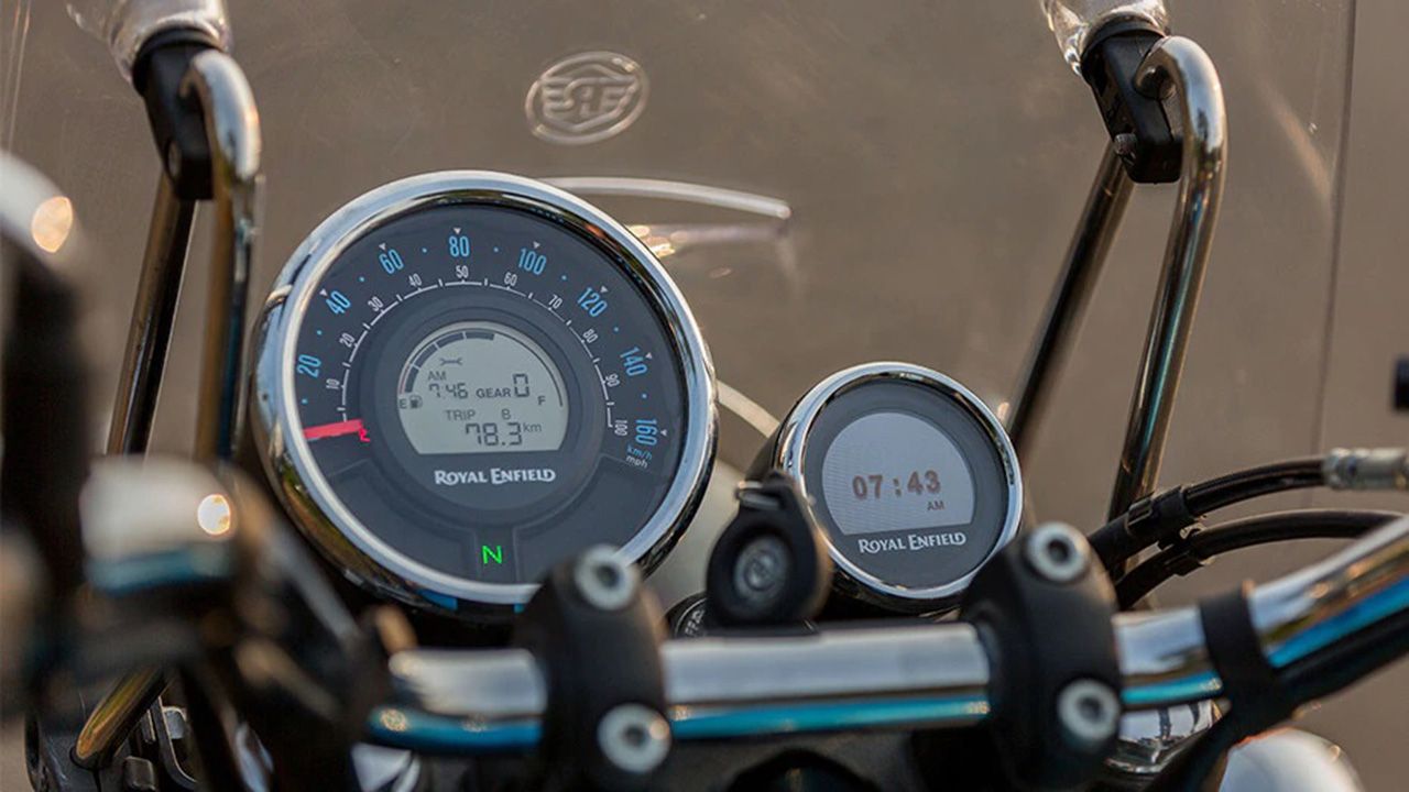 Royal Enfield Meteor 350 Speedometer