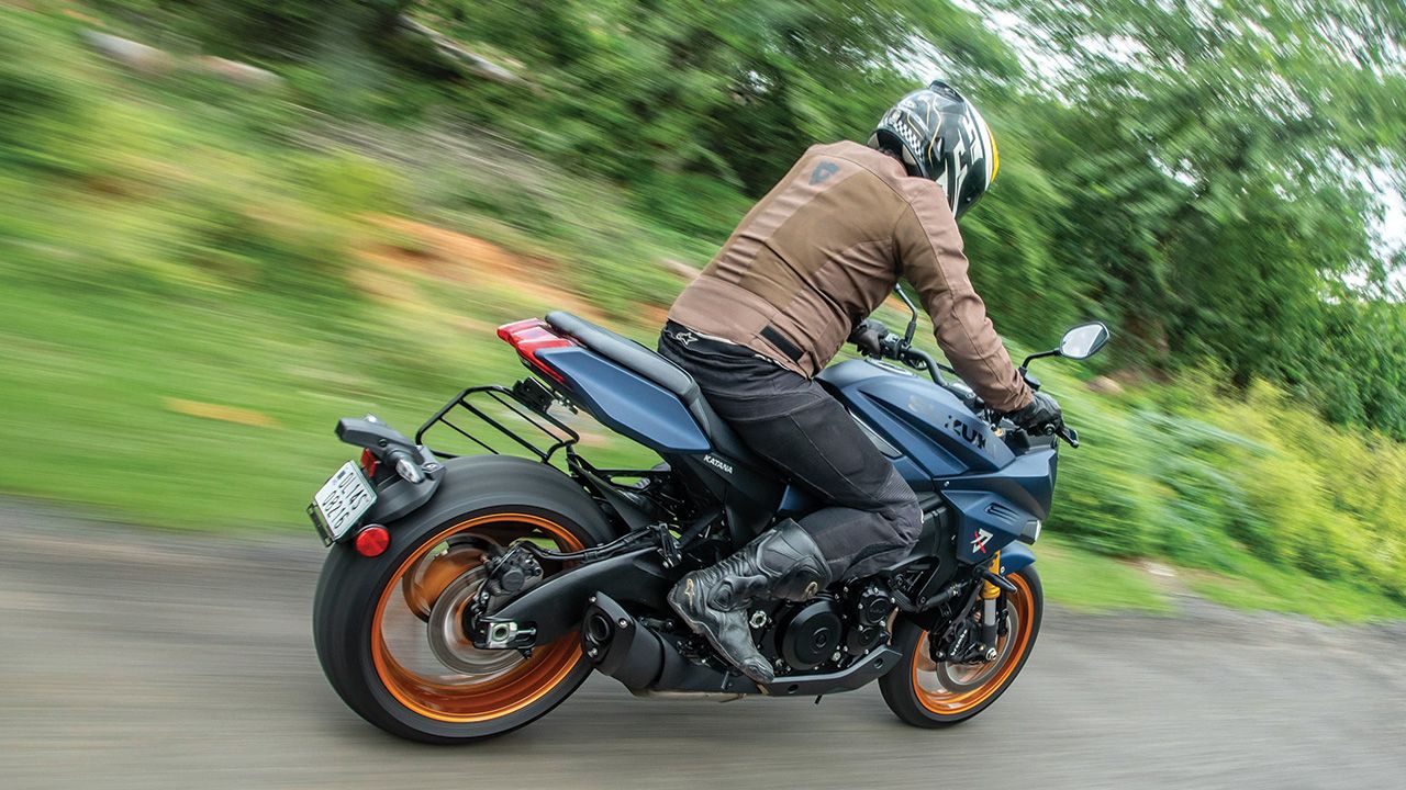 Suzuki Katana Rear Three Quarter Motion