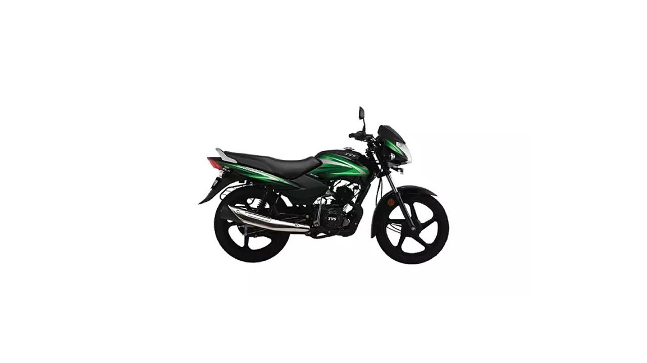 TVS Sport Black Green