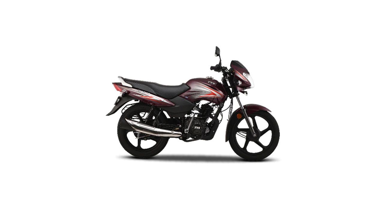 TVS Sport White Purple