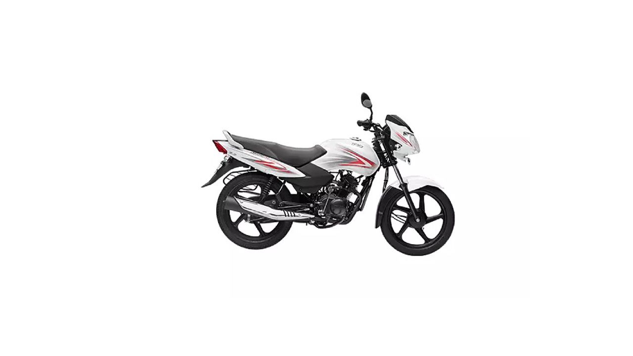 TVS Sport White Red