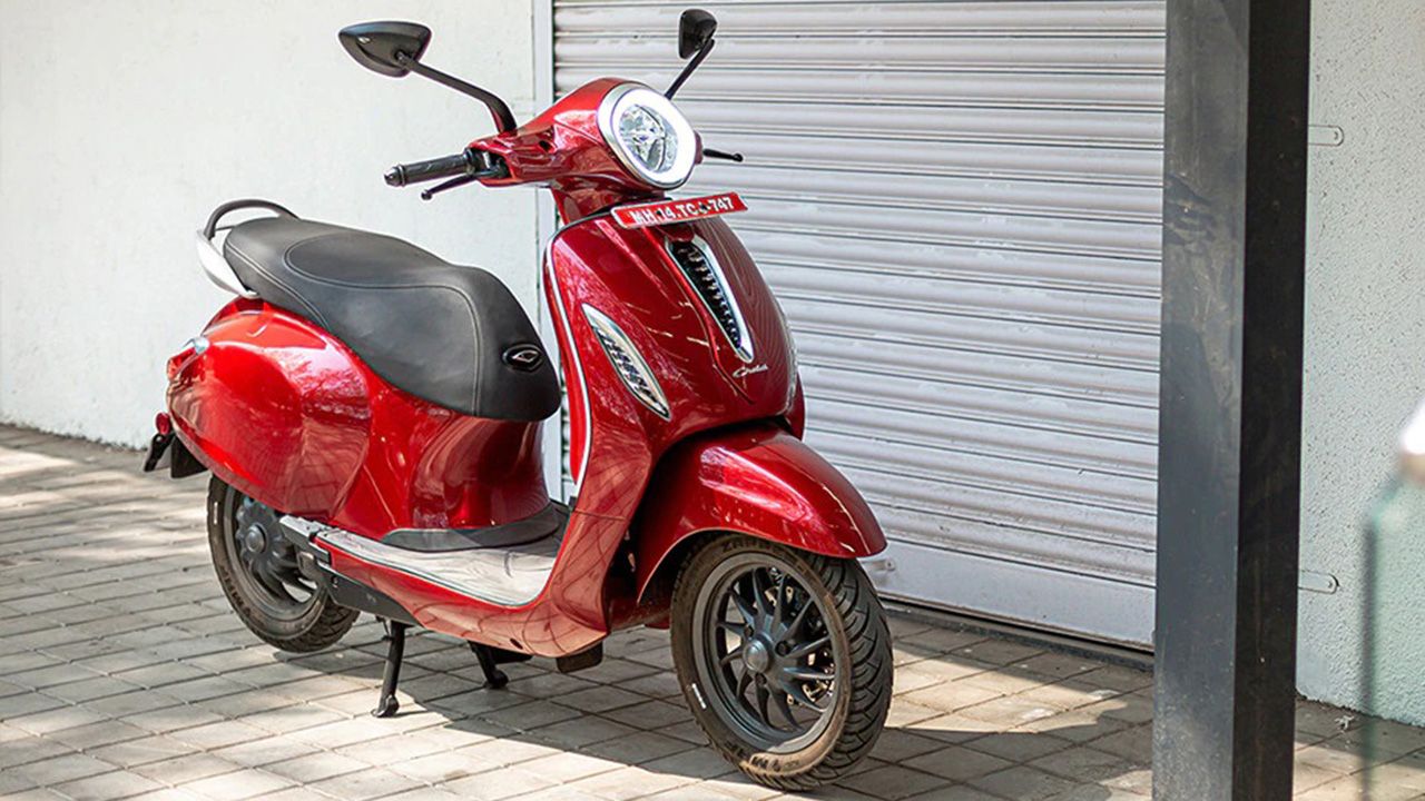 Bajaj Chetak Front Right View