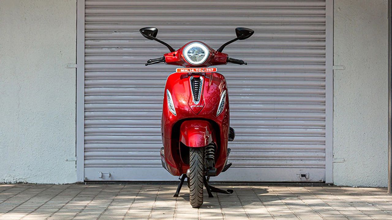 Bajaj Chetak Front View