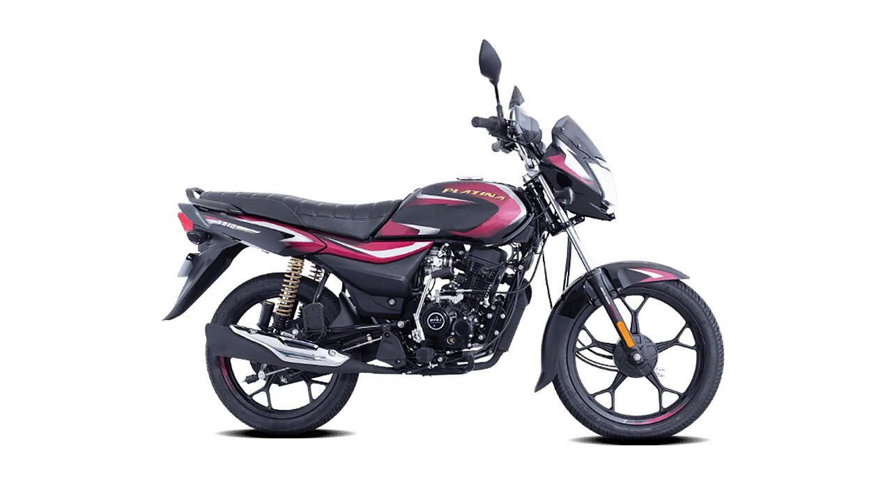 Bajaj Platina 110 Ebony Black Red