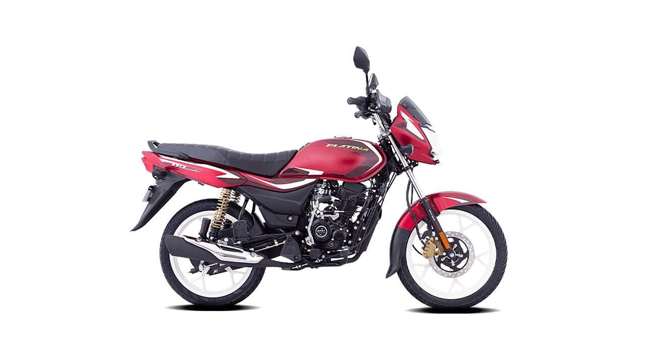 Bajaj Platina 110 Volcanic Matte Red