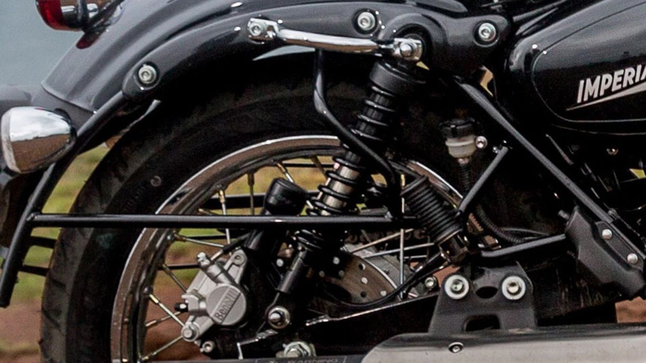 Benelli Imperiale 400 Rear Suspension View