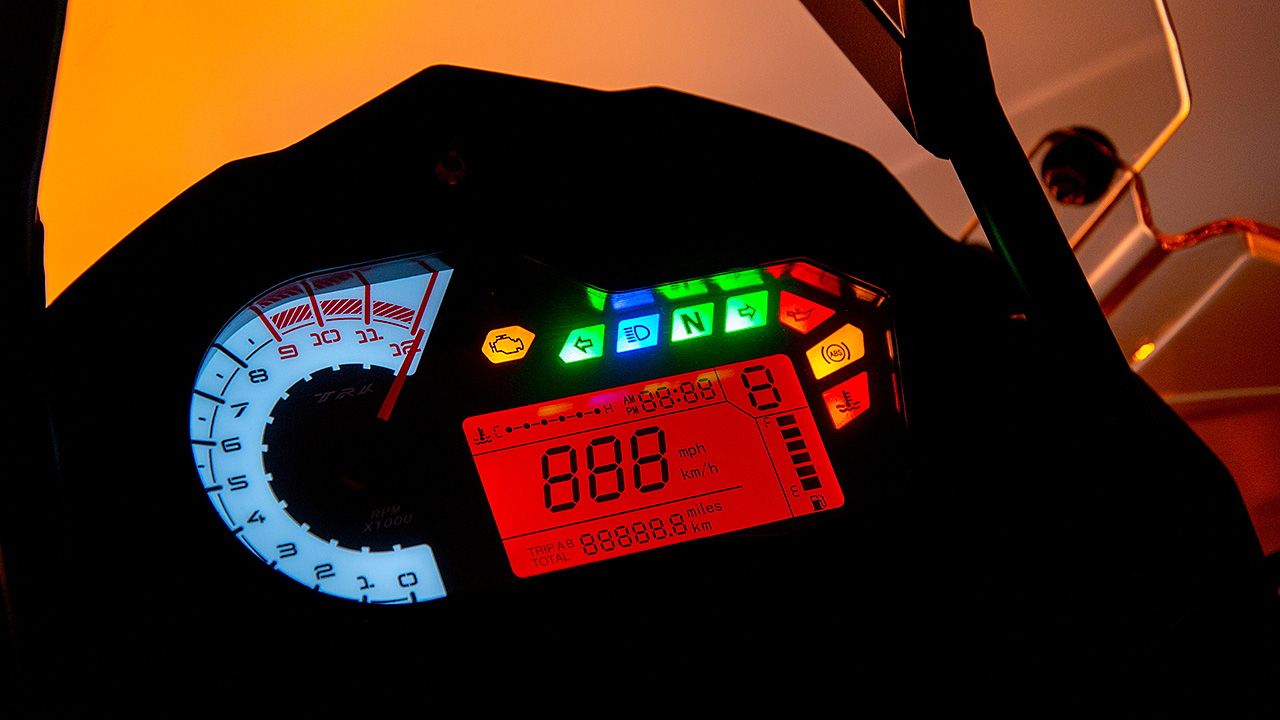 Benelli TRK 502X Instrument Cluster