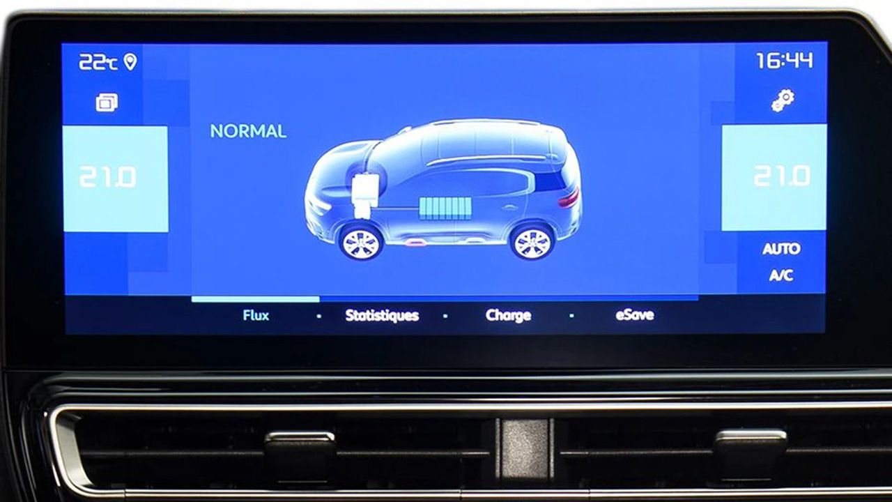 Citroen C5 Aircross Infotainment System Main Menu