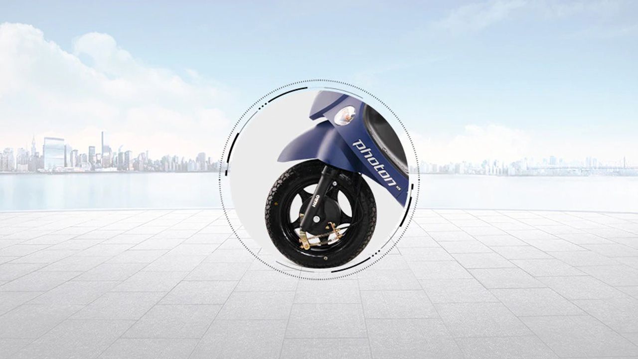 Hero Electric Photon Front Brake View