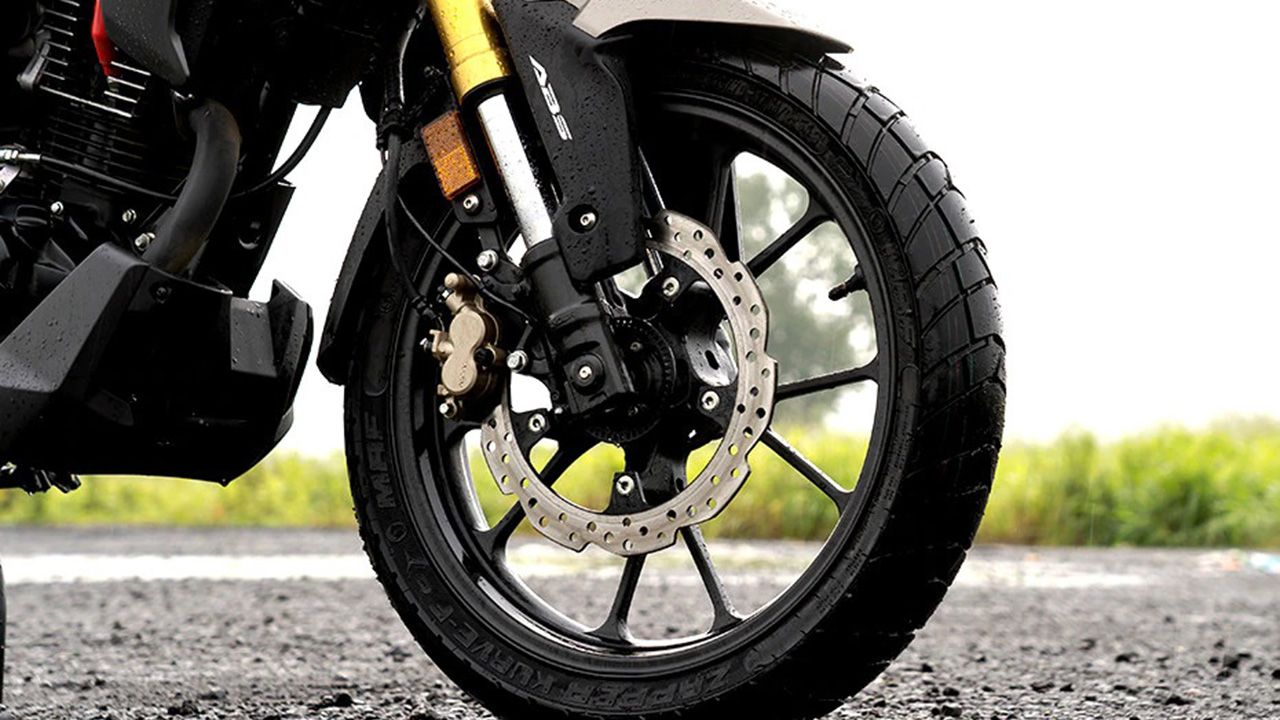 Honda CB200X Front Brake View