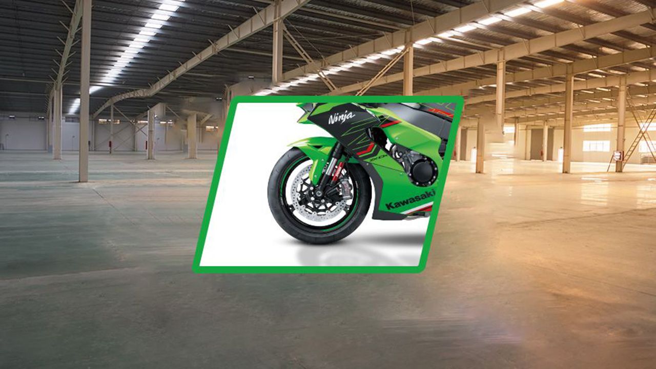 Kawasaki Ninja ZX 10R Front Tyre View