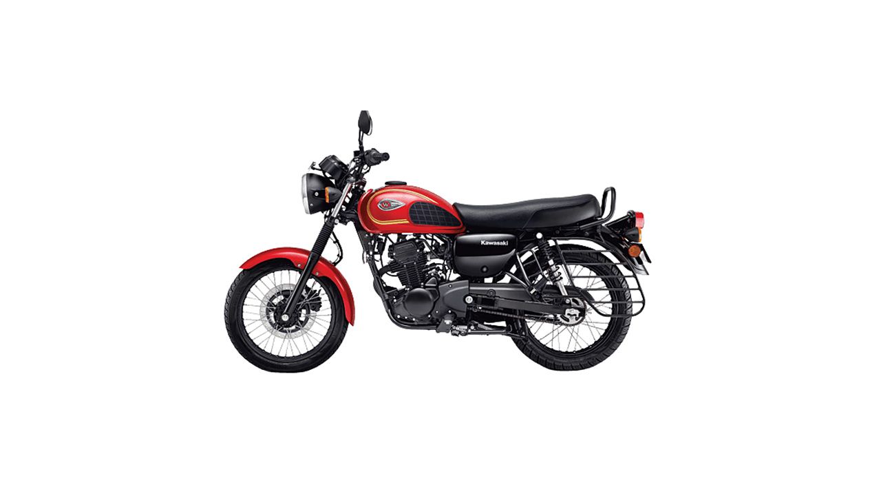 Kawasaki W175 Candy Persimmon Red