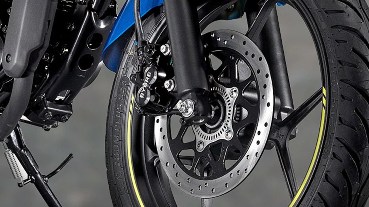 Suzuki Gixxer Front Brake View