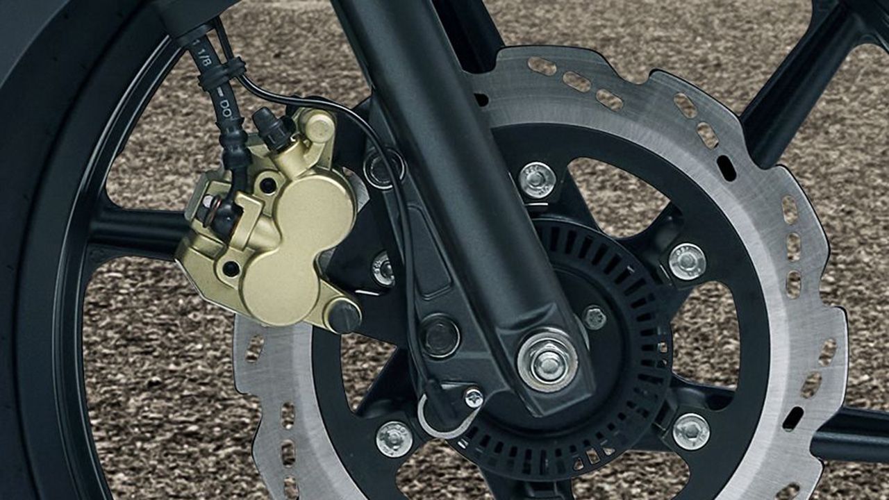 TVS Apache RTR 160 Front Brake View