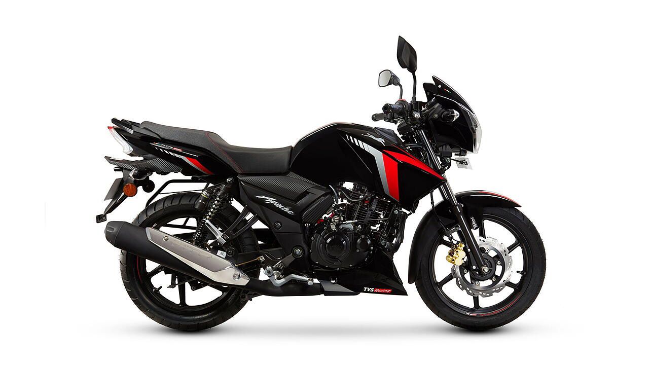 TVS Apache RTR 160 Gloss Black