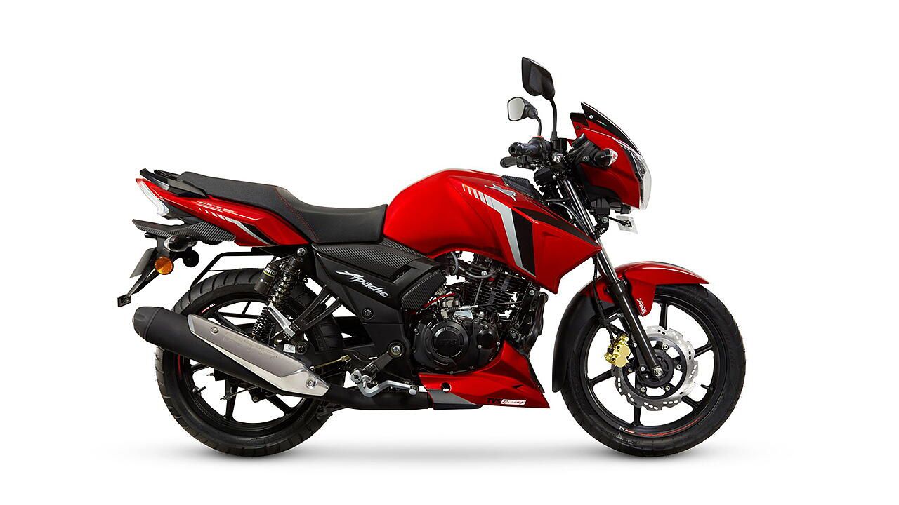 TVS Apache RTR 160 Gloss Red