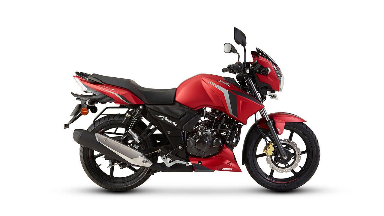 TVS Apache RTR 160 Matte Red