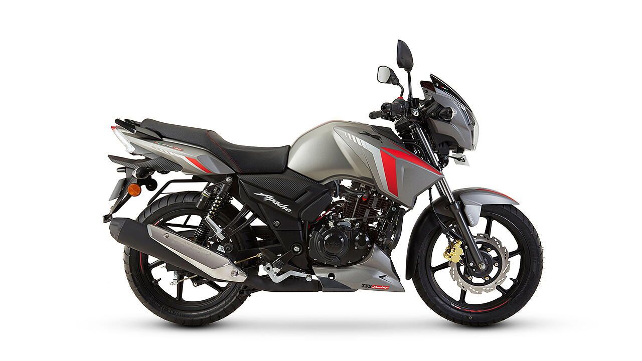 TVS Apache RTR 160 T Grey