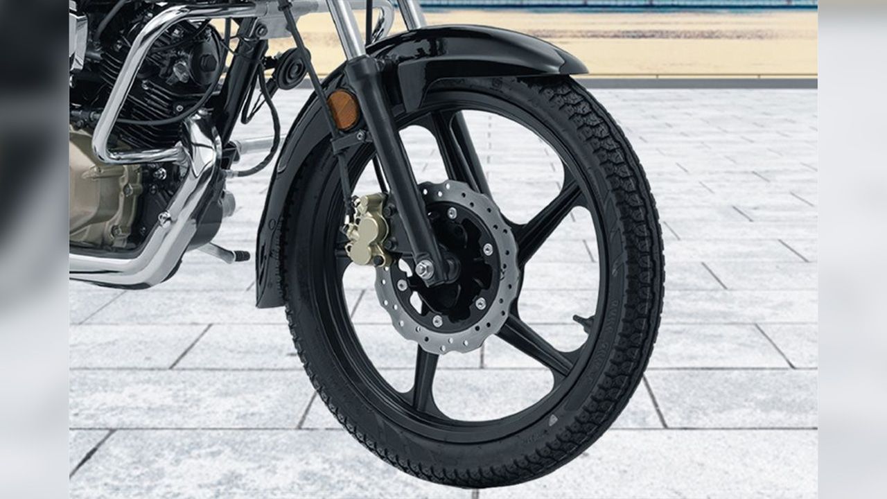 TVS Radeon Front Tyre View