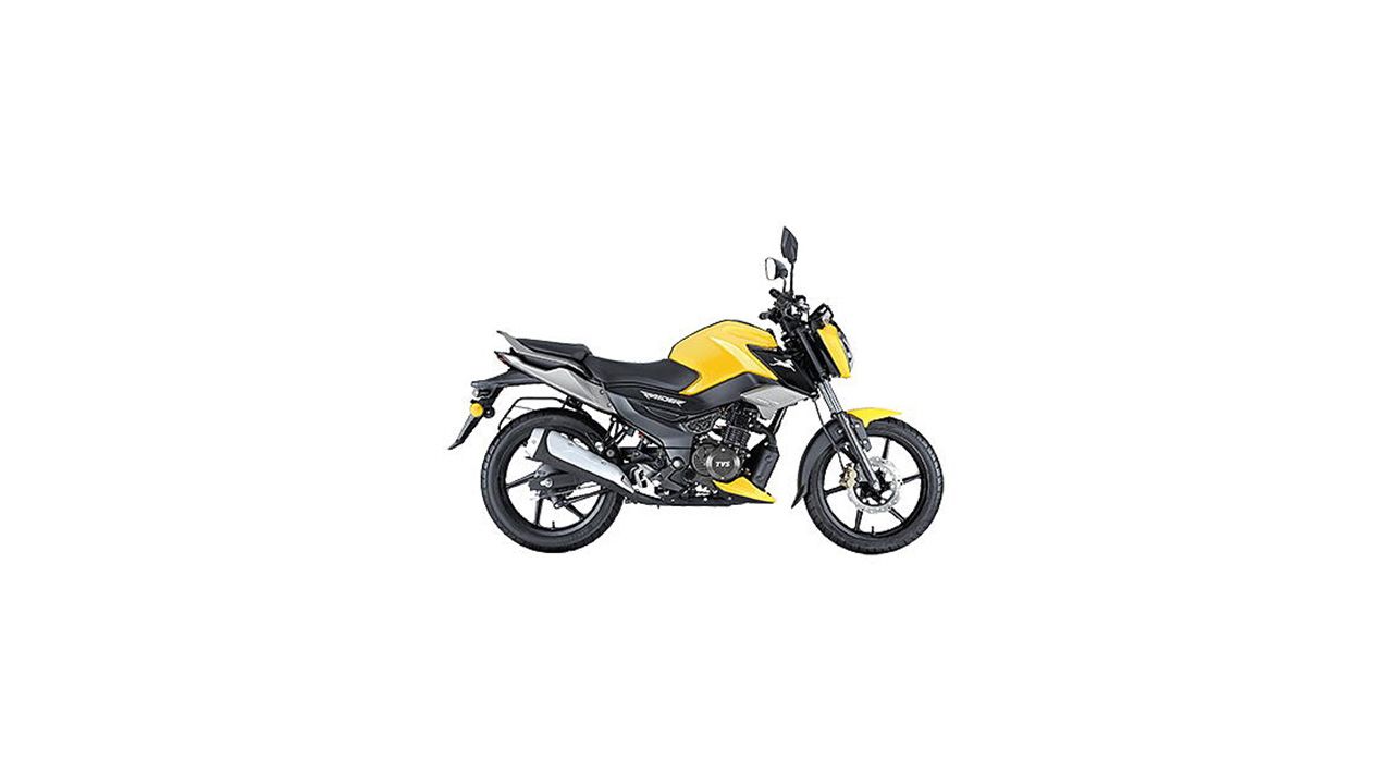 TVS Raider 125 Fiery Yellow