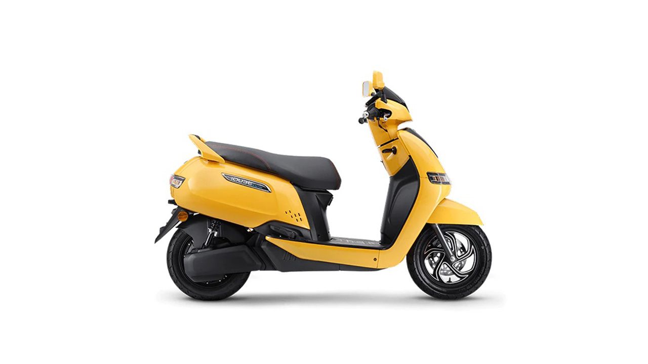 TVS iQube Lucid Yellow