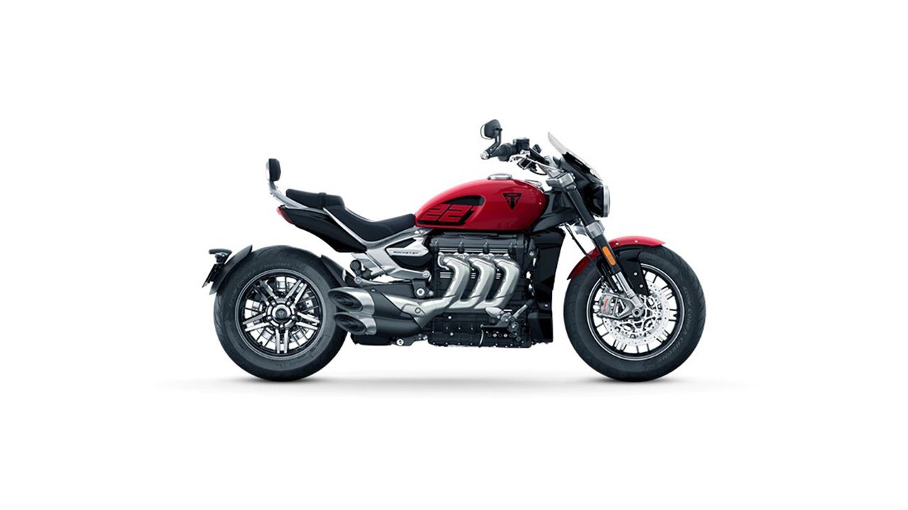 Triumph Rocket 3 Red Hopper Supphire Black