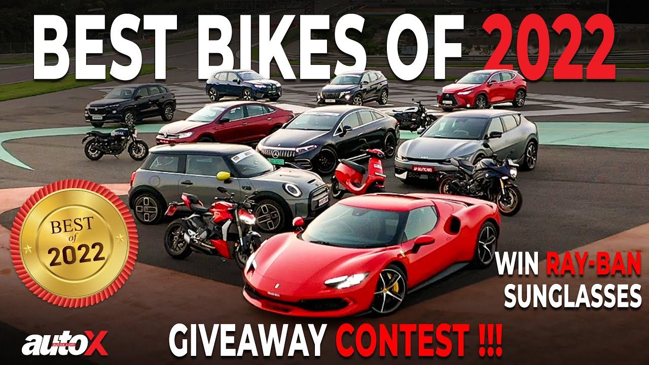 Best Bikes Of 2022 In India GIVEAWAY CONTEST Win Ray Ban Mega Track Test Jury Round Autox