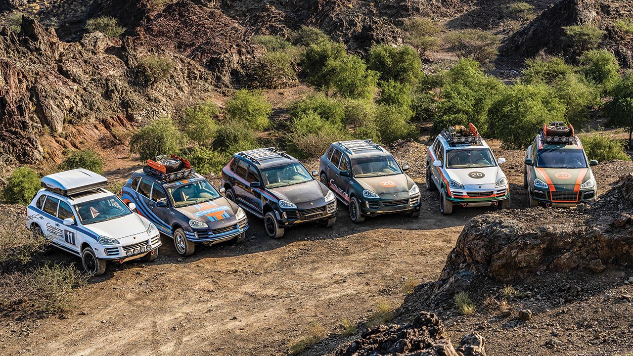 Porsche Camp Cayenne Line Up