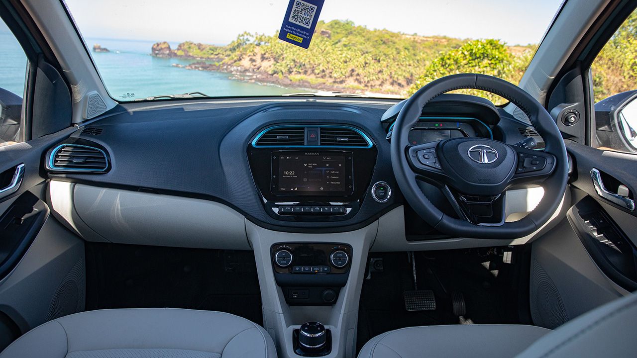 Tata Tiago EV interior