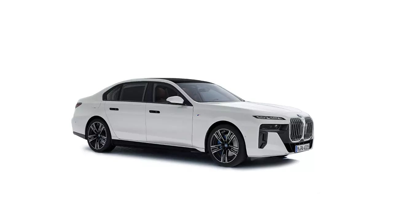 BMW i7 Mineral White Metallic