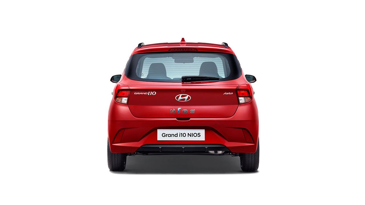 Hyundai Grand i10 Nios Facelift Rear View