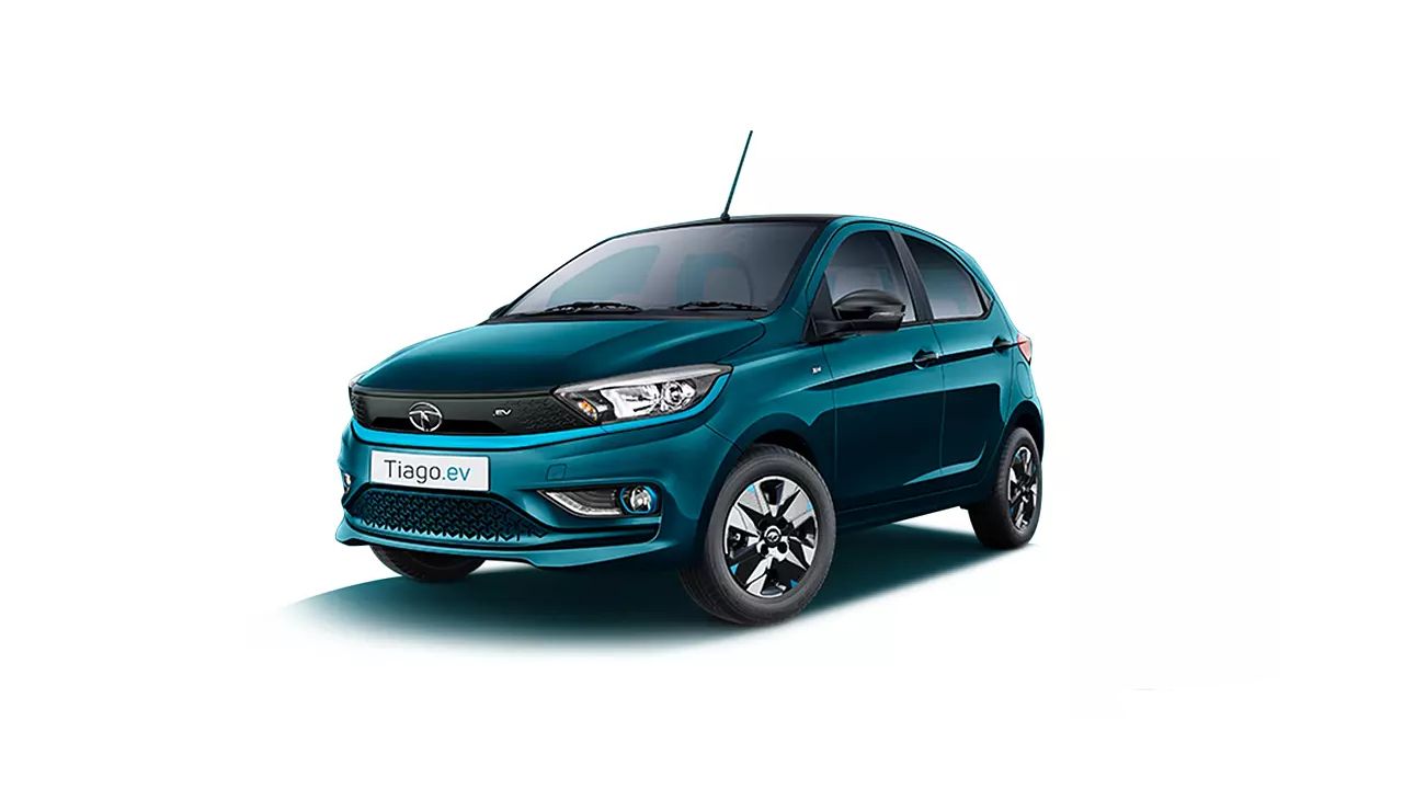 Tata Tiago EV Teal Blue