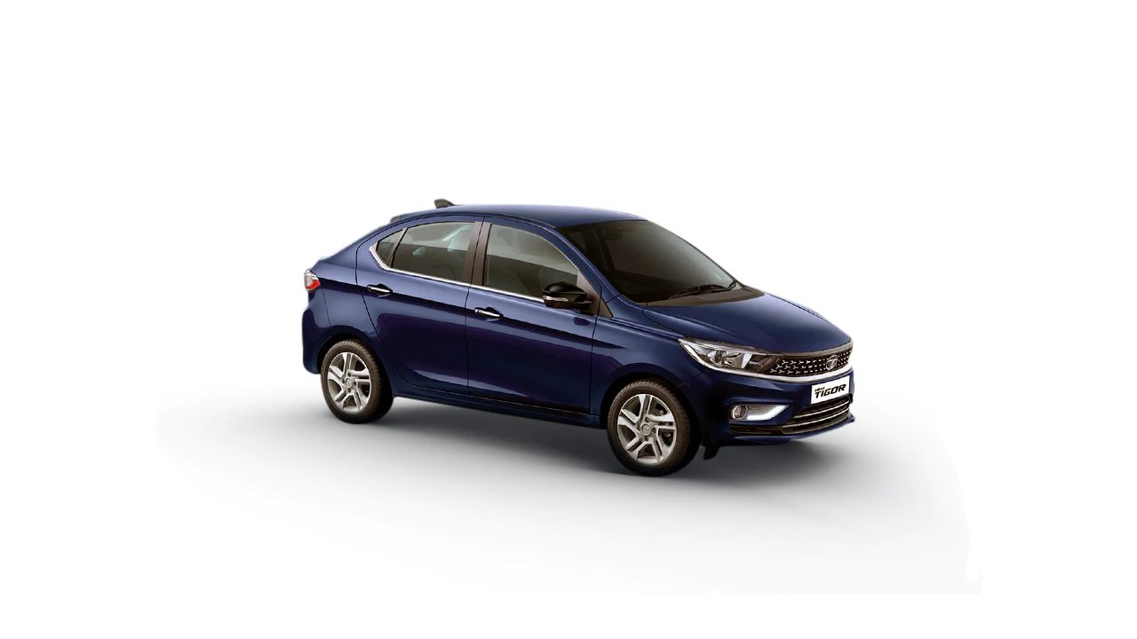 Tata Tigor Arizona Blue