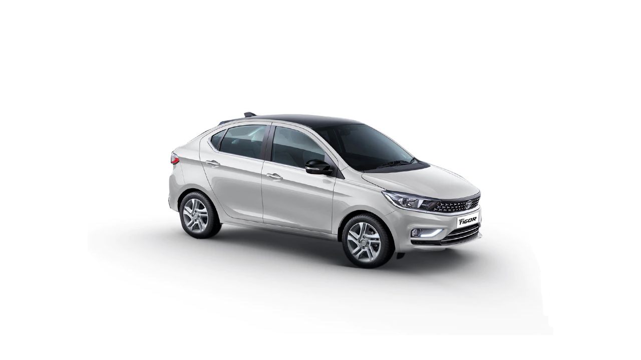 Tata Tigor Opal White