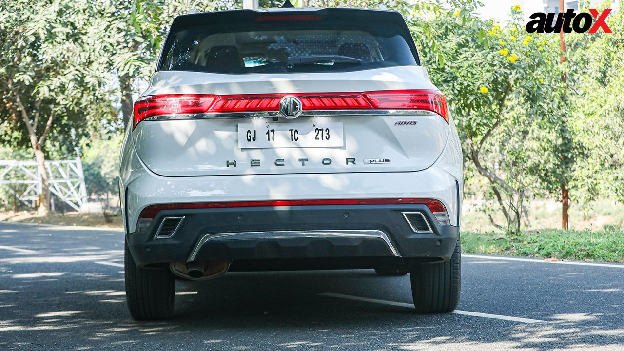 MG Hector Facelift Rear Three Quarter