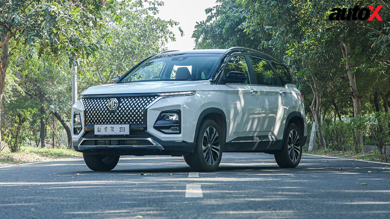 MG Hector Facelift Side Profile Static