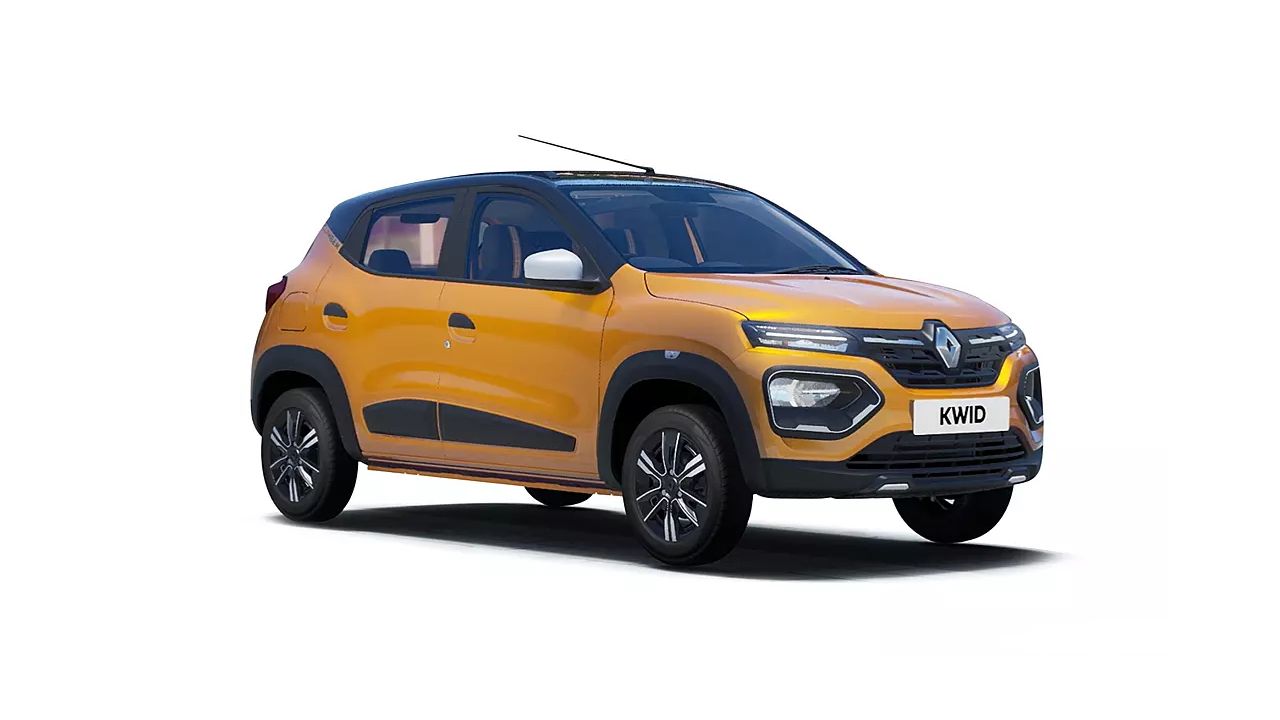 Renault Kwid Metal Mustard with Black Roof