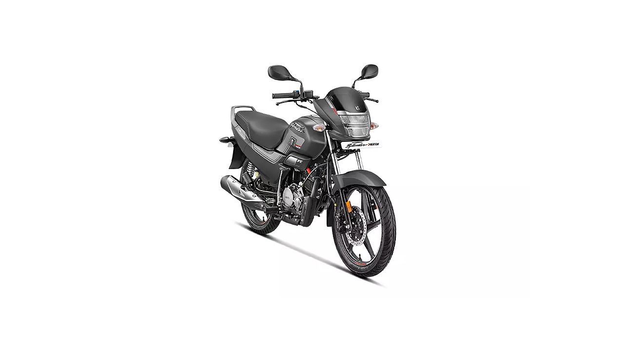 Hero Super Splendor Xtec Right Front Three Quarter