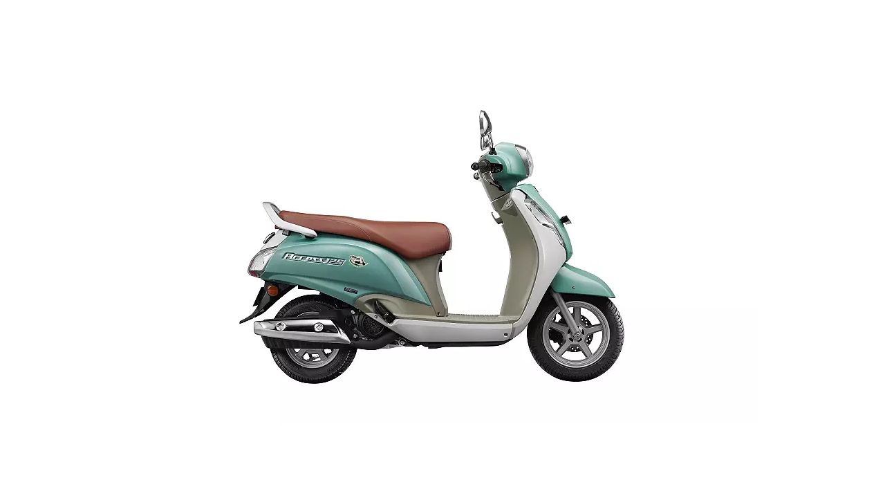 Suzuki Access 125 2023 Solid Ice Green Pearl Mirage White SE 