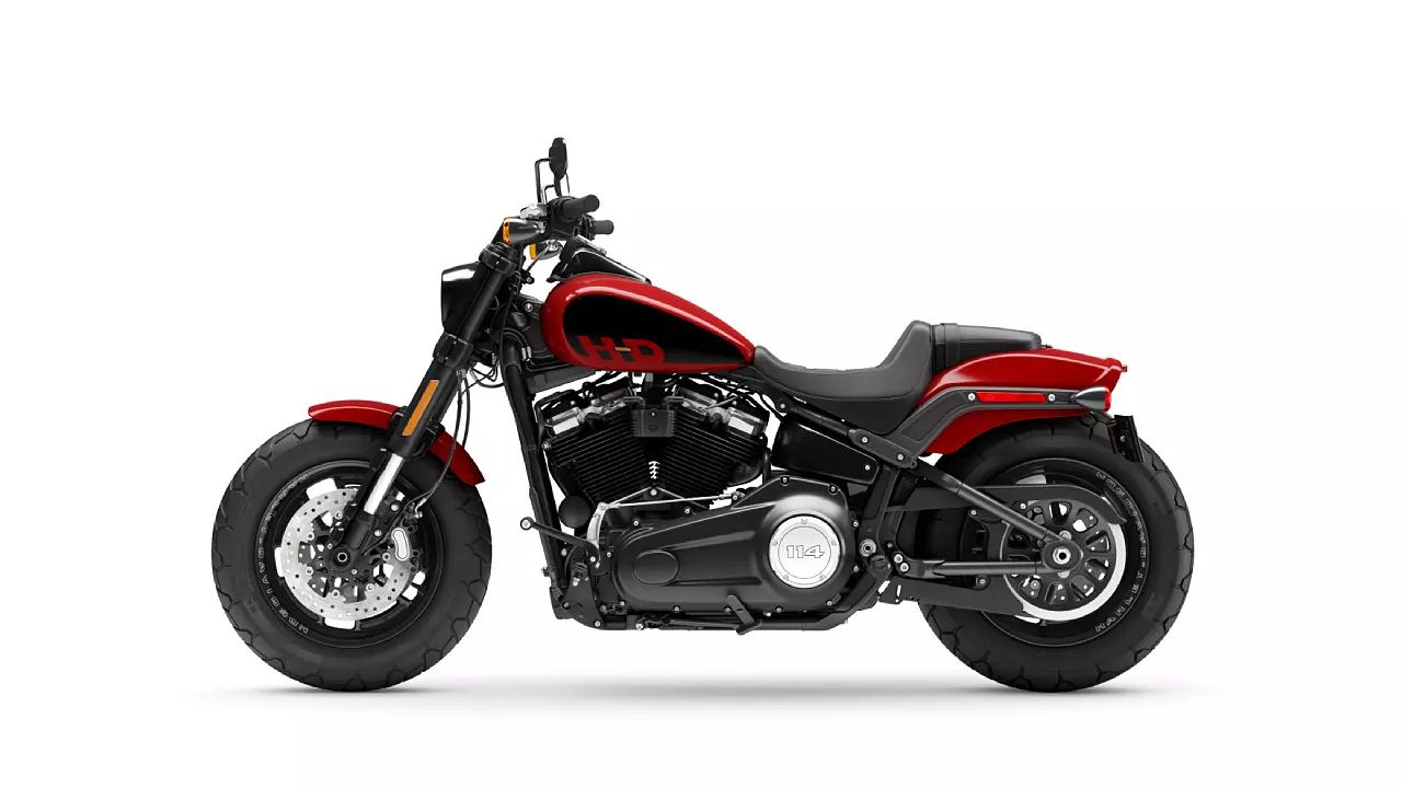 Harley Davidson Fat Bob Left Side View