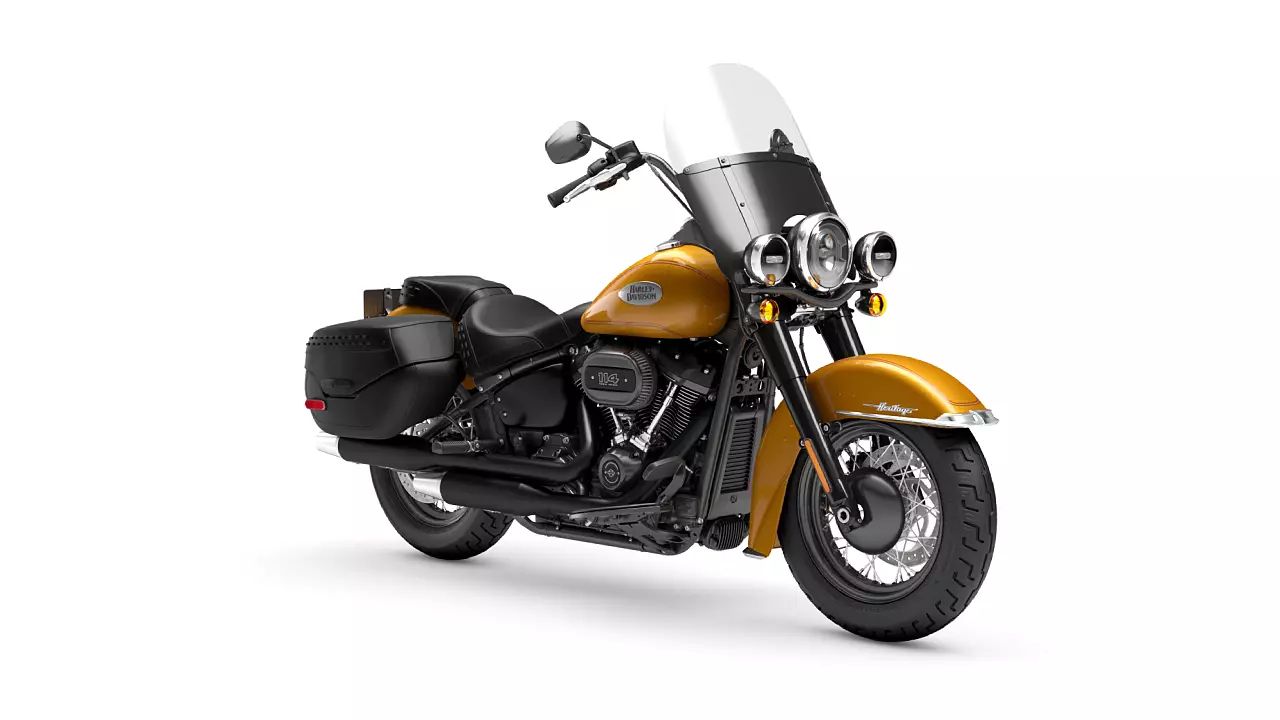 Harley Davidson Heritage Classic Prospect Gold Black Finish