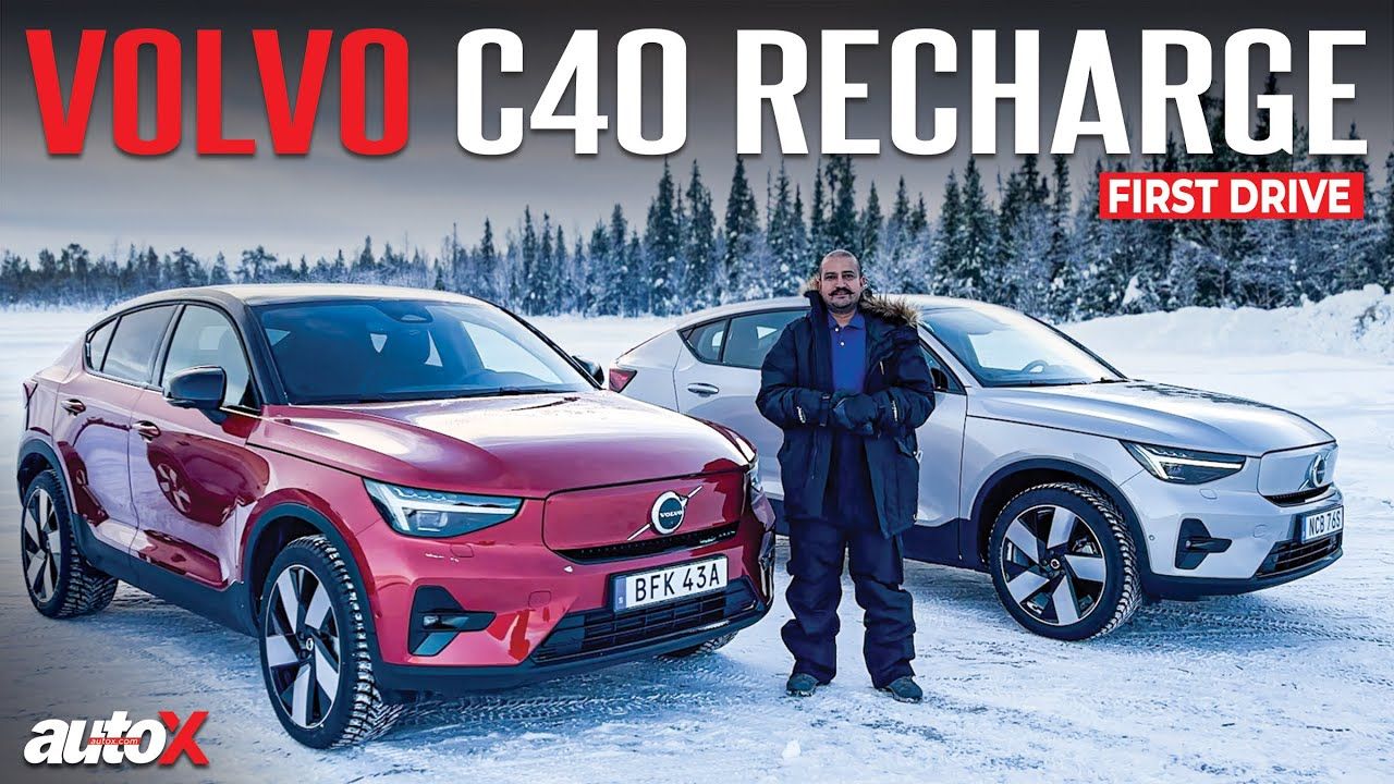 2023 Volvo C40 Recharge Ice Drive On A Frozen Lake AutoX