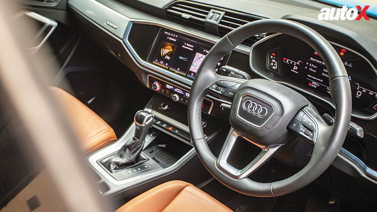 Audi Q3 Sportsback View Of Steering Console And Instrumentation1