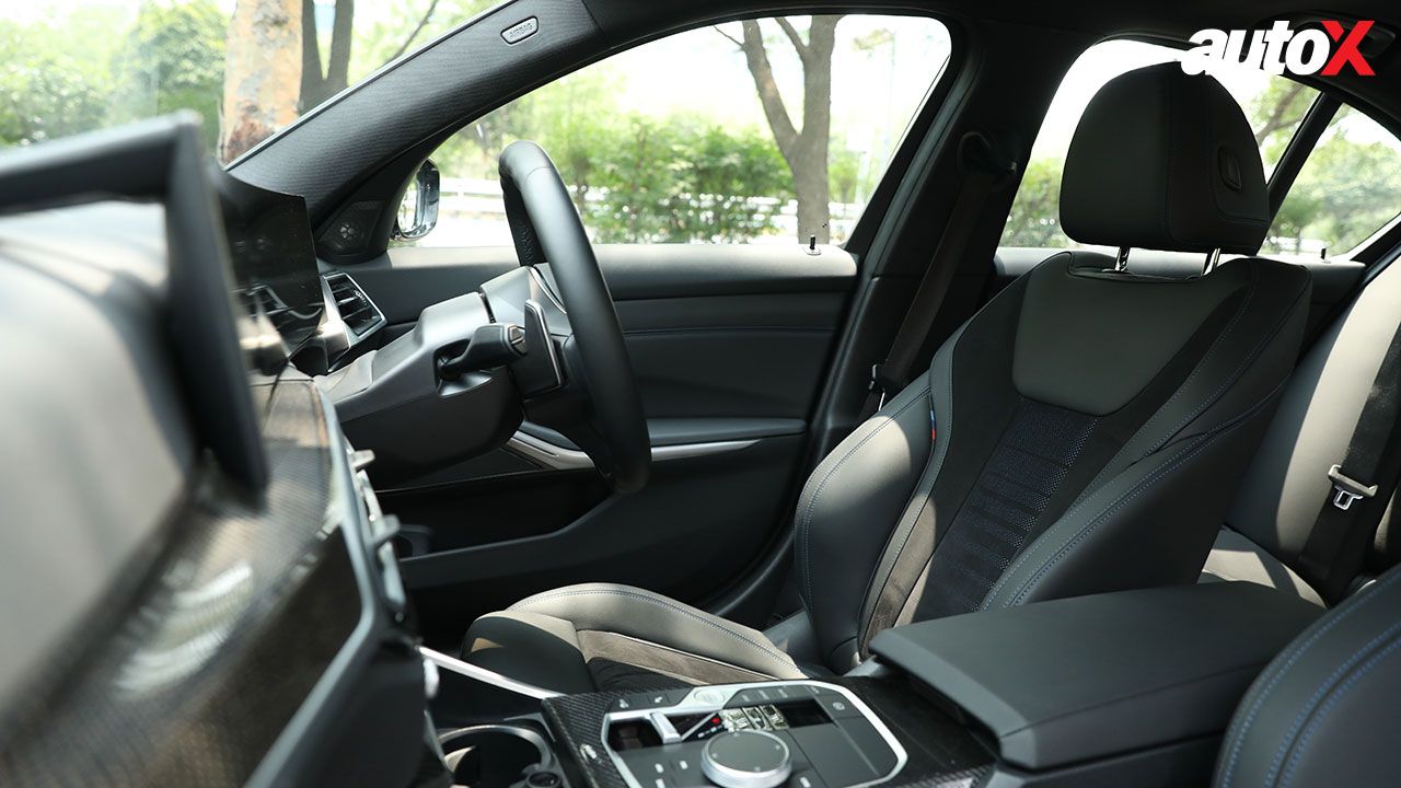 BMW M340i front seat