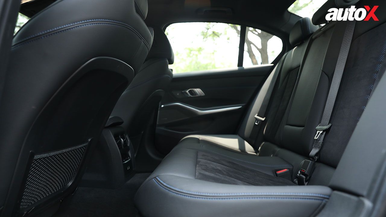 BMW M340i rear seat