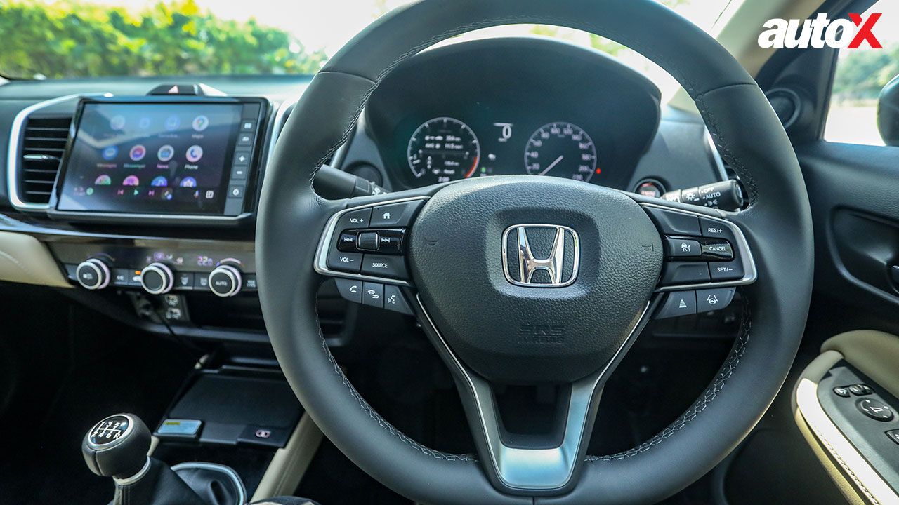 Honda City View Of Steering Console And Instrumentation jpg