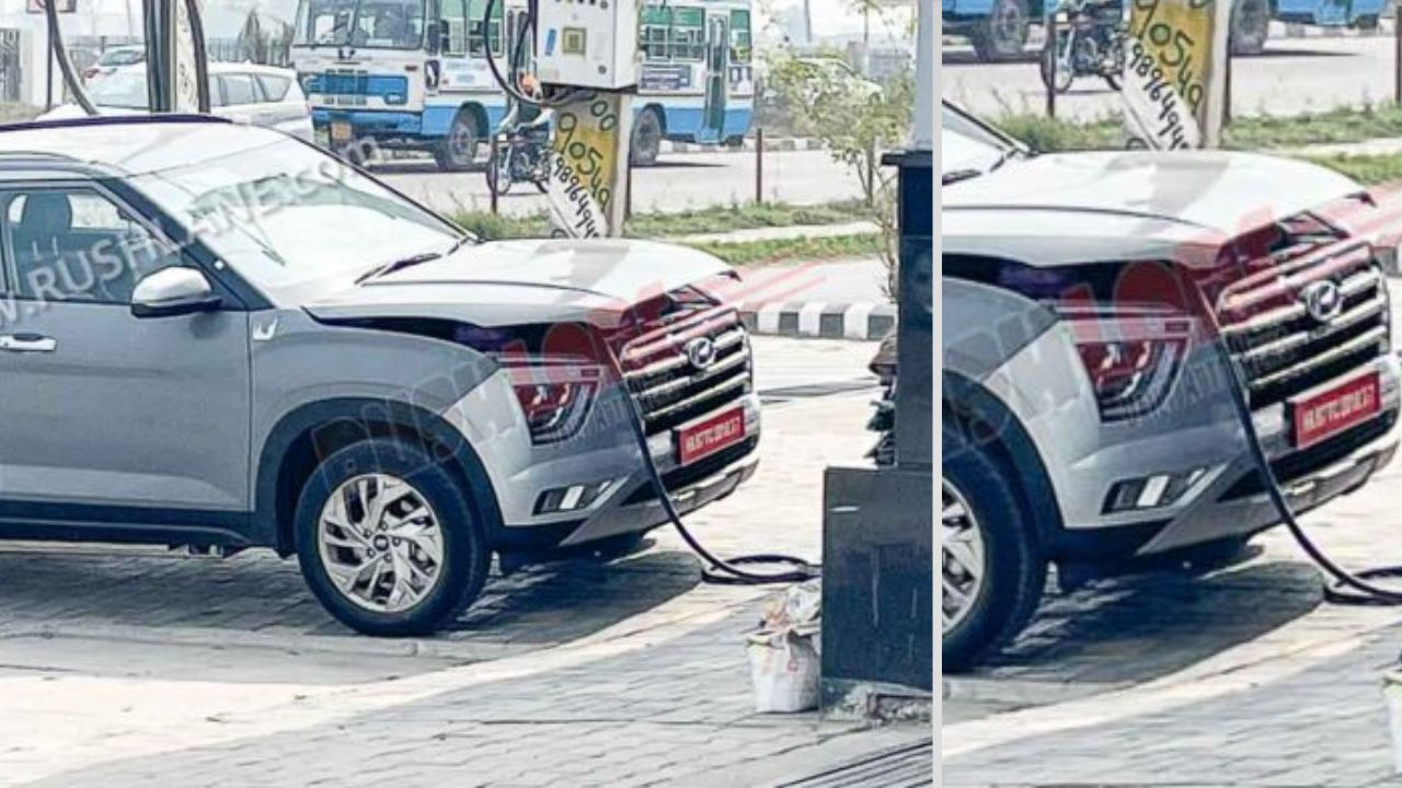 Hyundai Creta EV Spied 1 