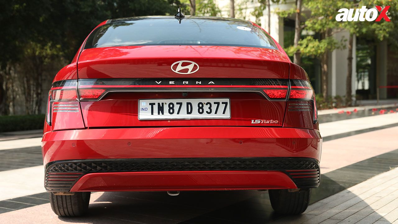 Hyundai Verna Rear View